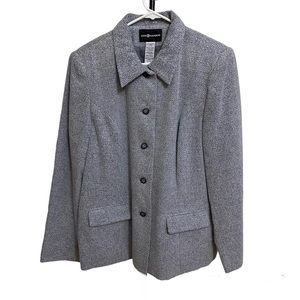 Sag Harbor Grey Jacket size 14 New with tags 5 button